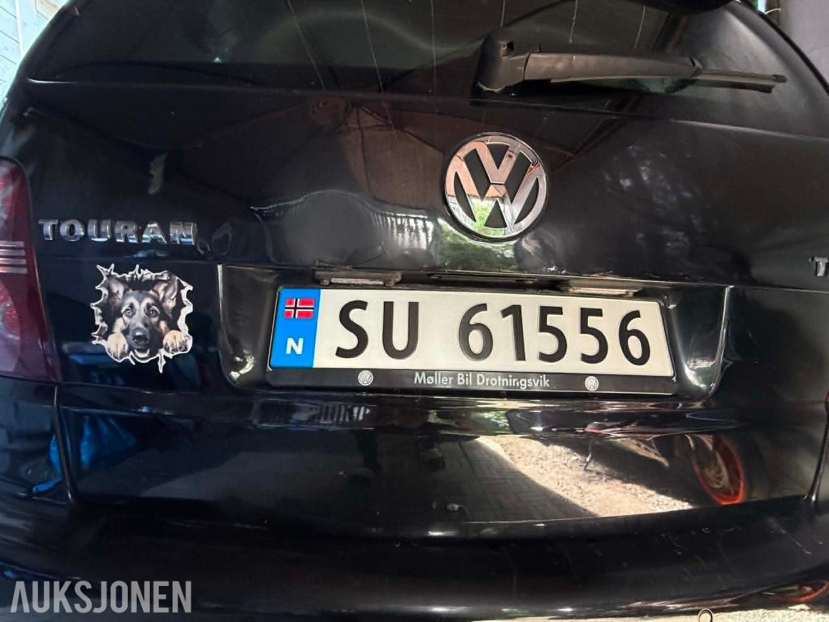 2008 Volkswagen Touran 1.9 TDI 105hk 7-Seter, Ryggekamera, Cruisekontroll
